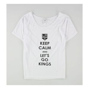 Rinky Womens L.A. Kings Graphic T-Shirt, White, NWT